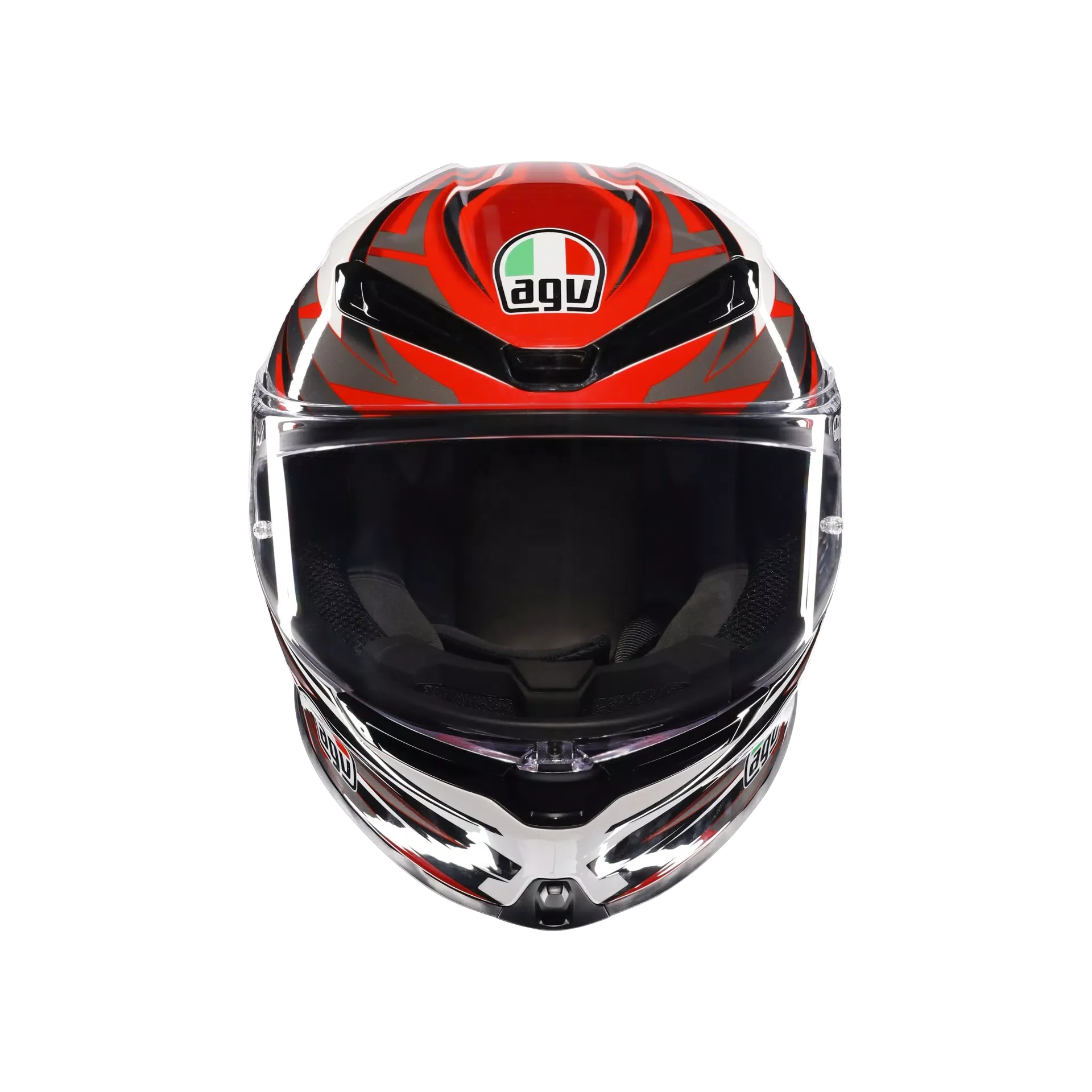 AGV K6 S Helm Reeval Weiß/Rot/Grau | 2118395001023 - Image 3