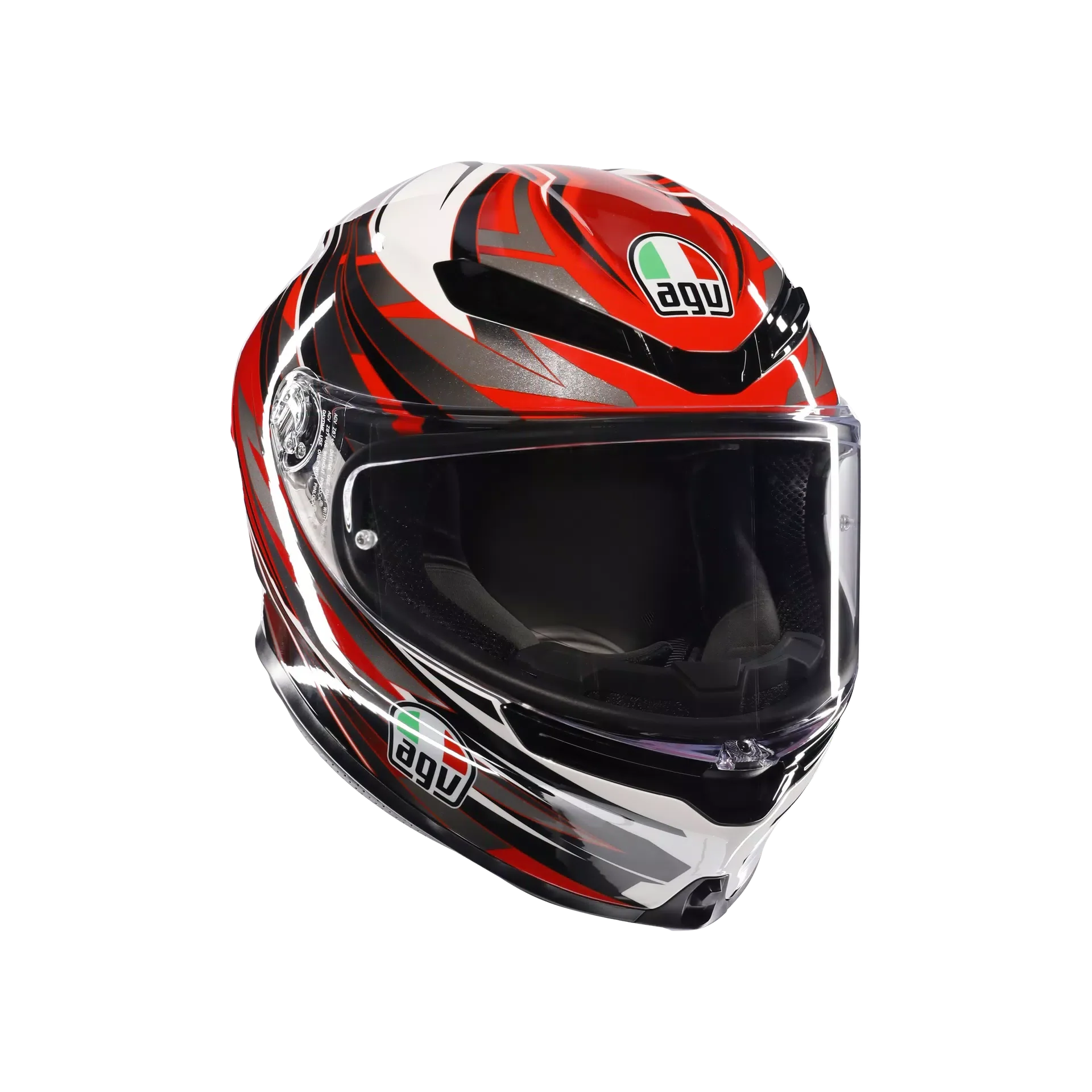 AGV K6 S Helm Reeval Weiß/Rot/Grau | 2118395001023 - Image 4