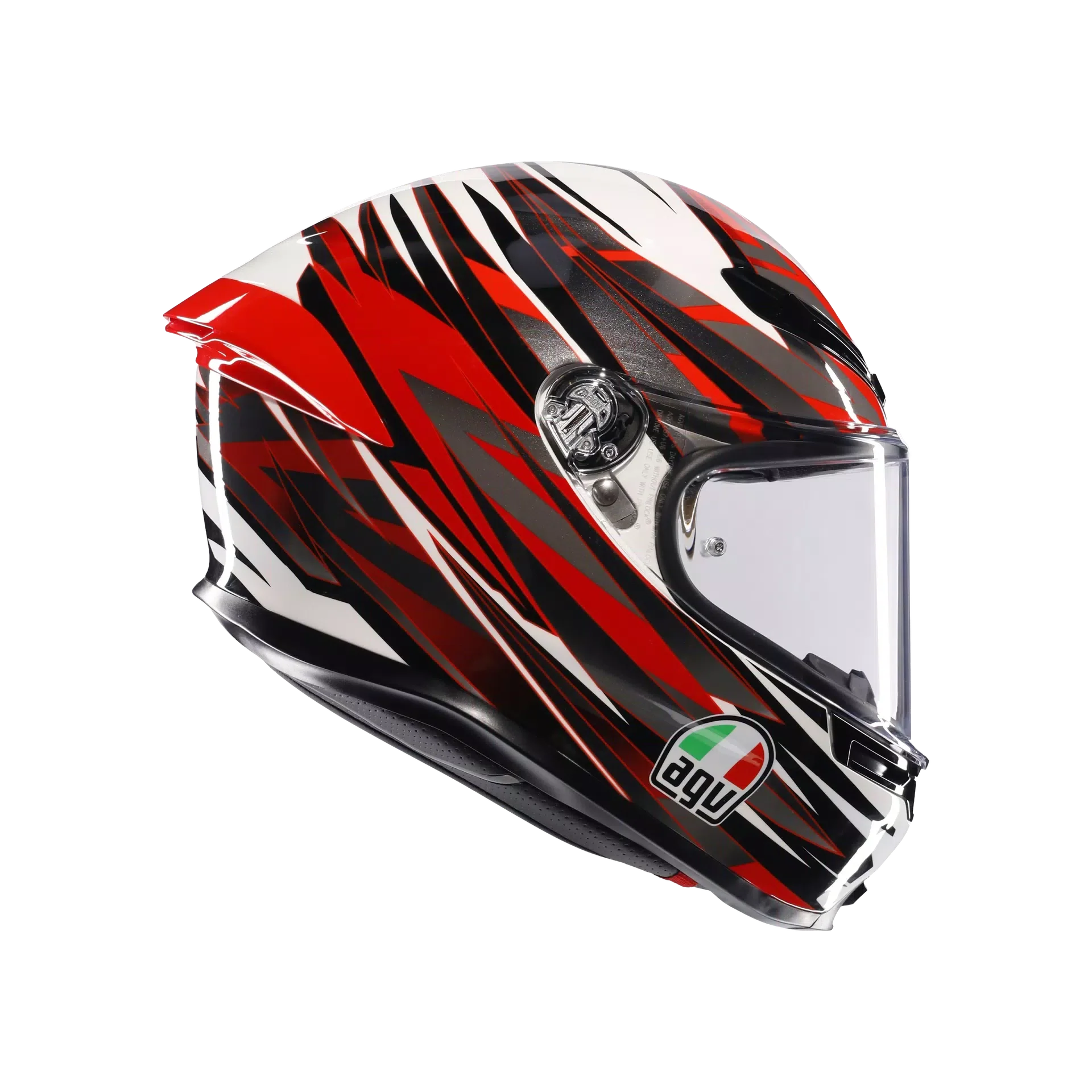 AGV K6 S Helm Reeval Weiß/Rot/Grau | 2118395001023 - Image 5