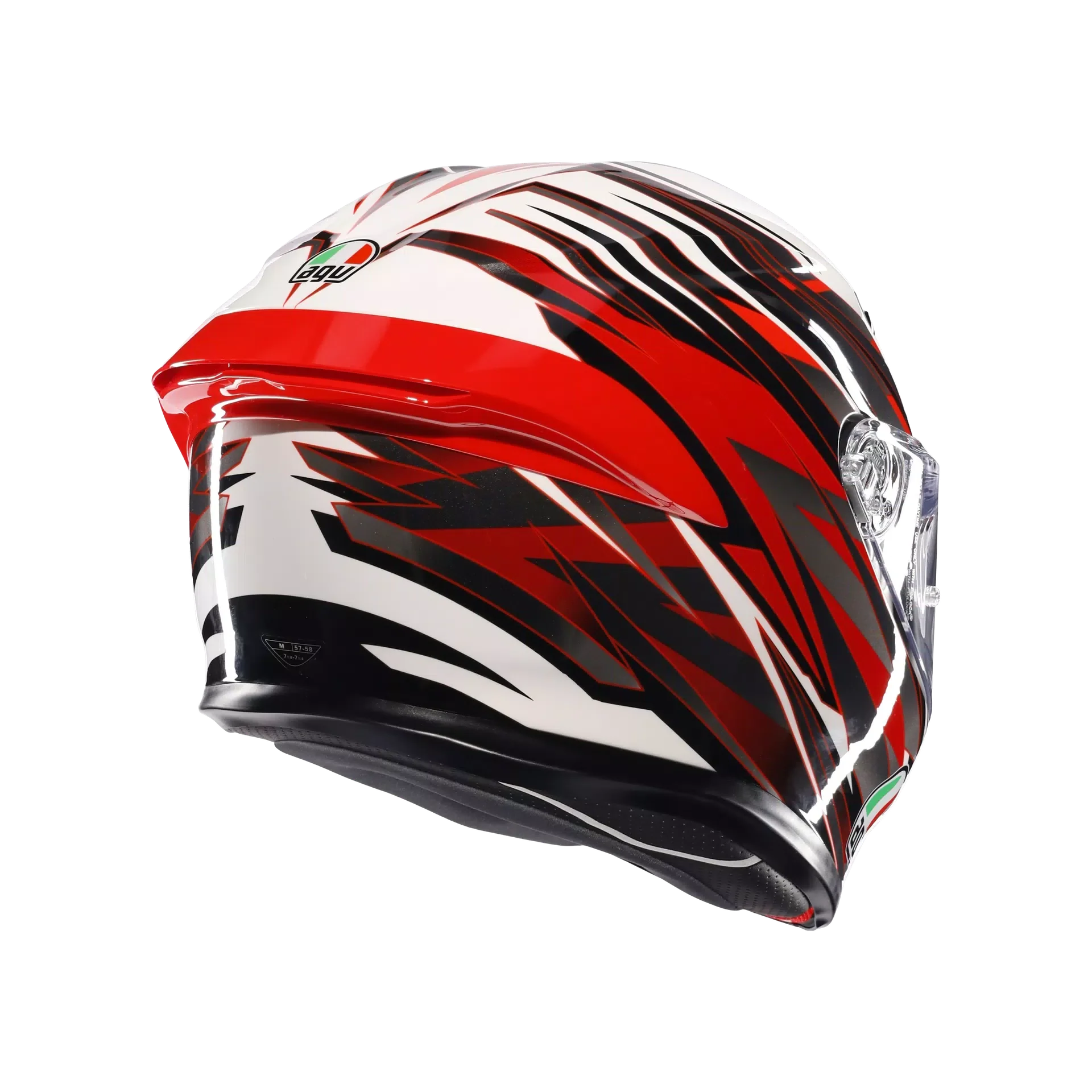 AGV K6 S Helm Reeval Weiß/Rot/Grau | 2118395001023 - Image 7