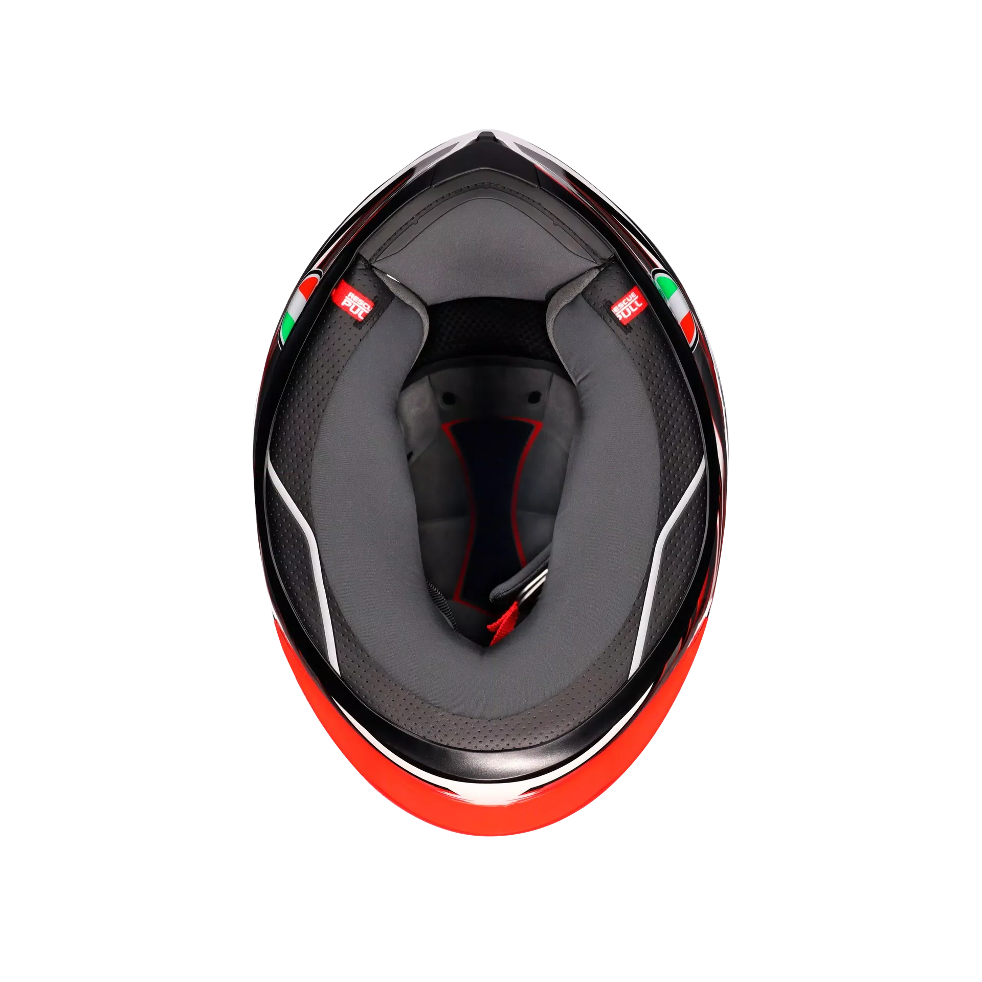 AGV K6 S Helm Reeval Weiß/Rot/Grau | 2118395001023 - Image 8