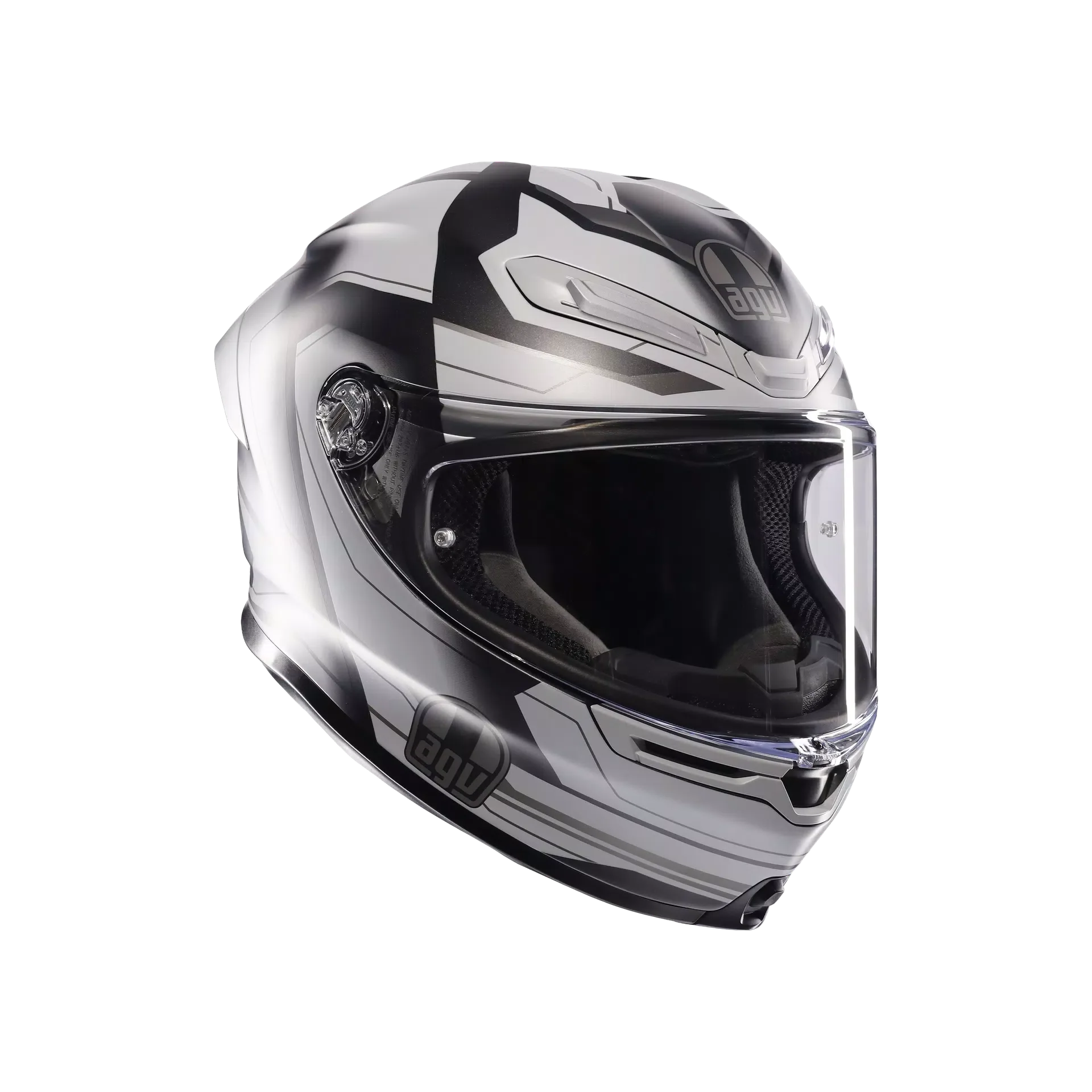 AGV K6 S Helm Ultrasonic Matt Schwarz/Grau | 2118395001021 - Image 3