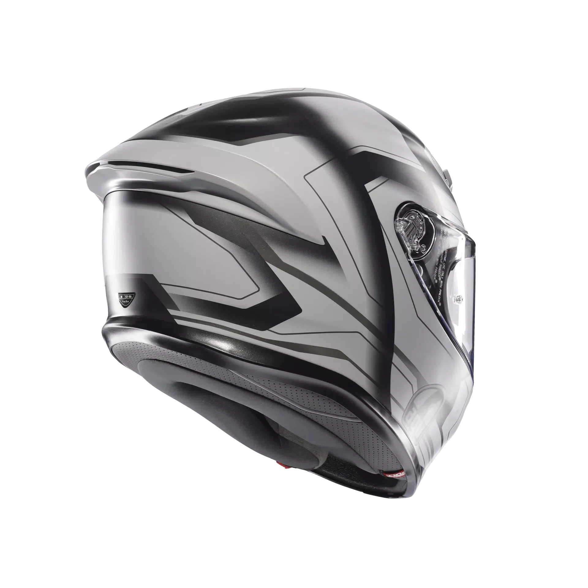 AGV K6 S Helm Ultrasonic Matt Schwarz/Grau | 2118395001021 - Image 7