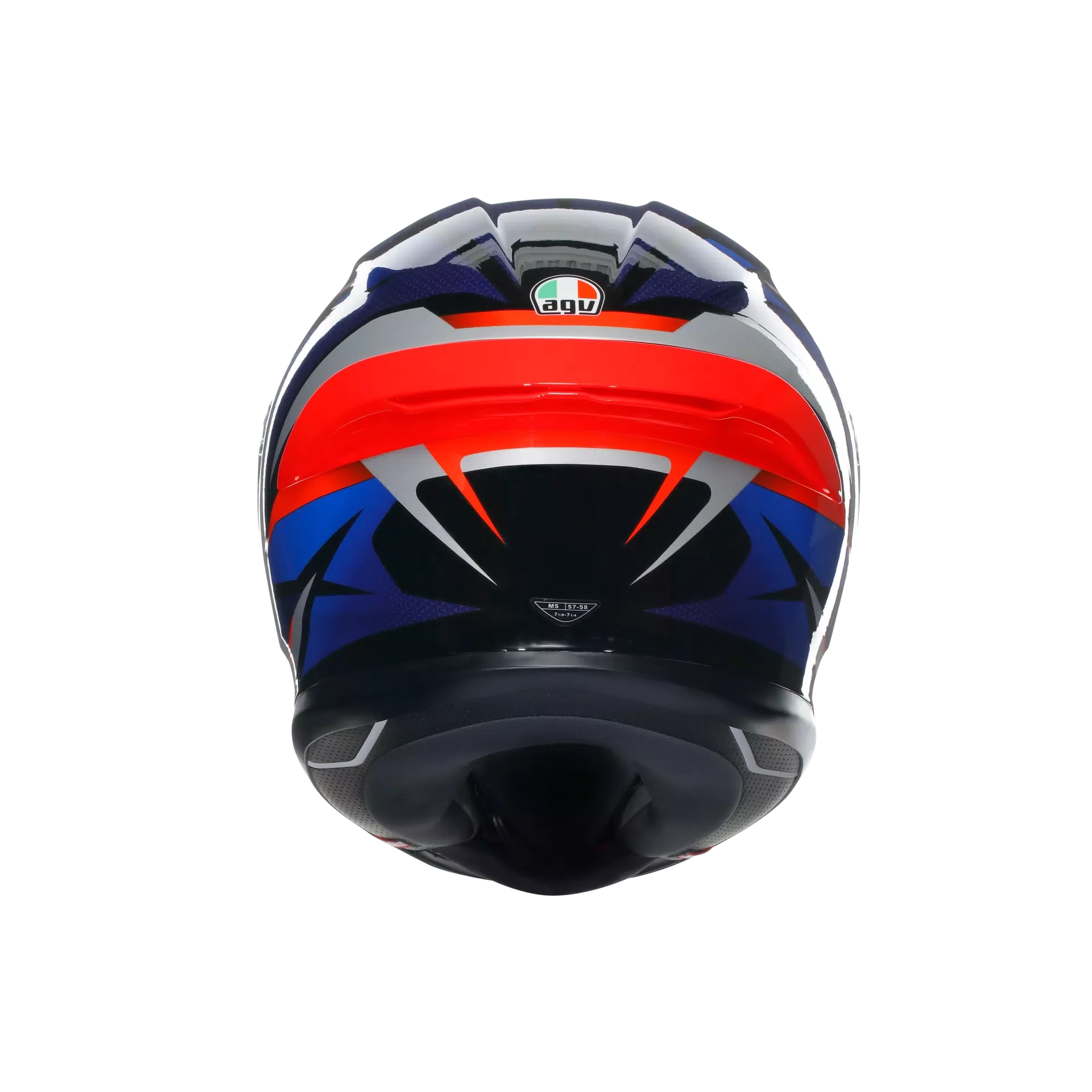 AGV K6 S Helm Slashcut Schwarz/Blau/Rot | 2118395001015 - Image 5