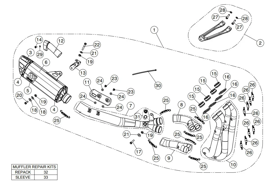 Akrapovic Racing Line (Edelstahl) Honda CBR 1000 RR SC77 (17-19) S-H10R8-APLT - Image 6