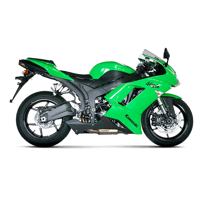 Akrapovic Slip-On Line (Titanium) Kawasaki ZX-6R (07-08) S-K6SO5-HACT - Image 3