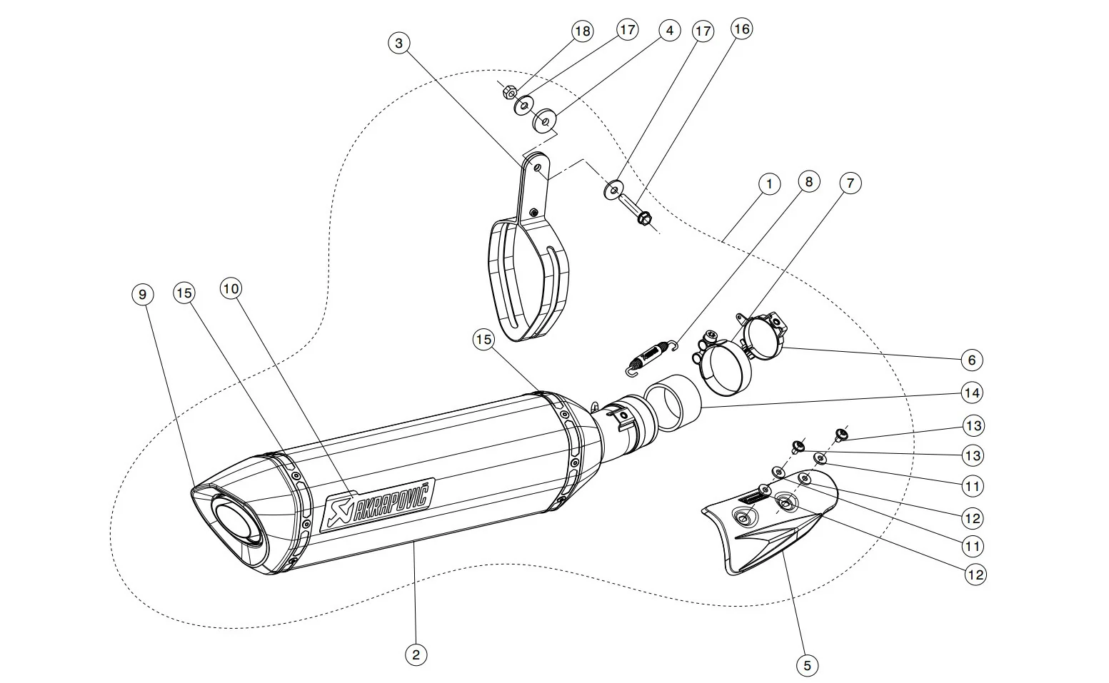Akrapovic Slip-On Line (Carbon) Suzuki GSX-R 1000 (17-23) S-S10SO12-HRC - Image 7