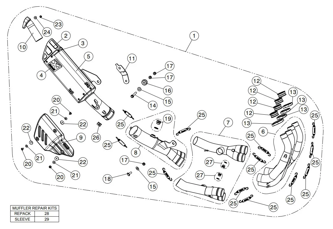 Akrapovic Racing Line (Edelstahl) Yamaha YZF-R6 (08-26) S-Y6R9-APT - Image 6
