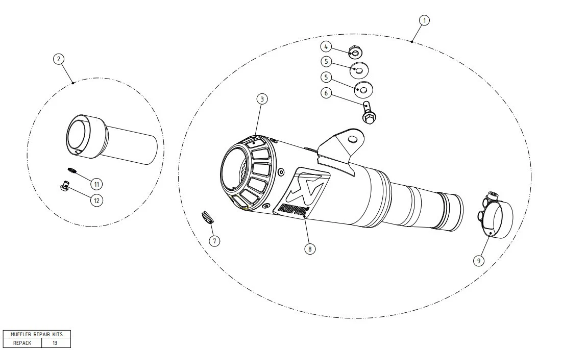 Akrapovic Slip-On Line (Titanium) Yamaha YZF-R6 (06-26) S-Y6SO10-AHBT - Image 7