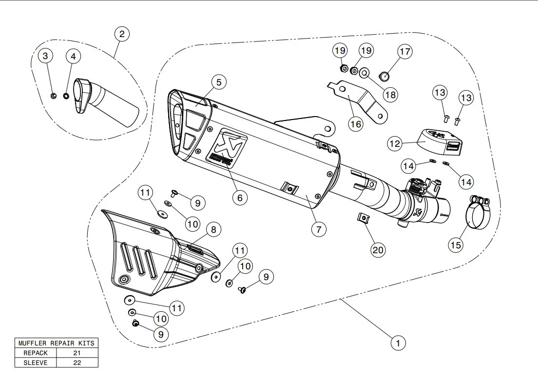 Akrapovic Slip-On Line (Titanium) Yamaha YZF-R6 (08-26) S-Y6SO12-HAPT - Image 7