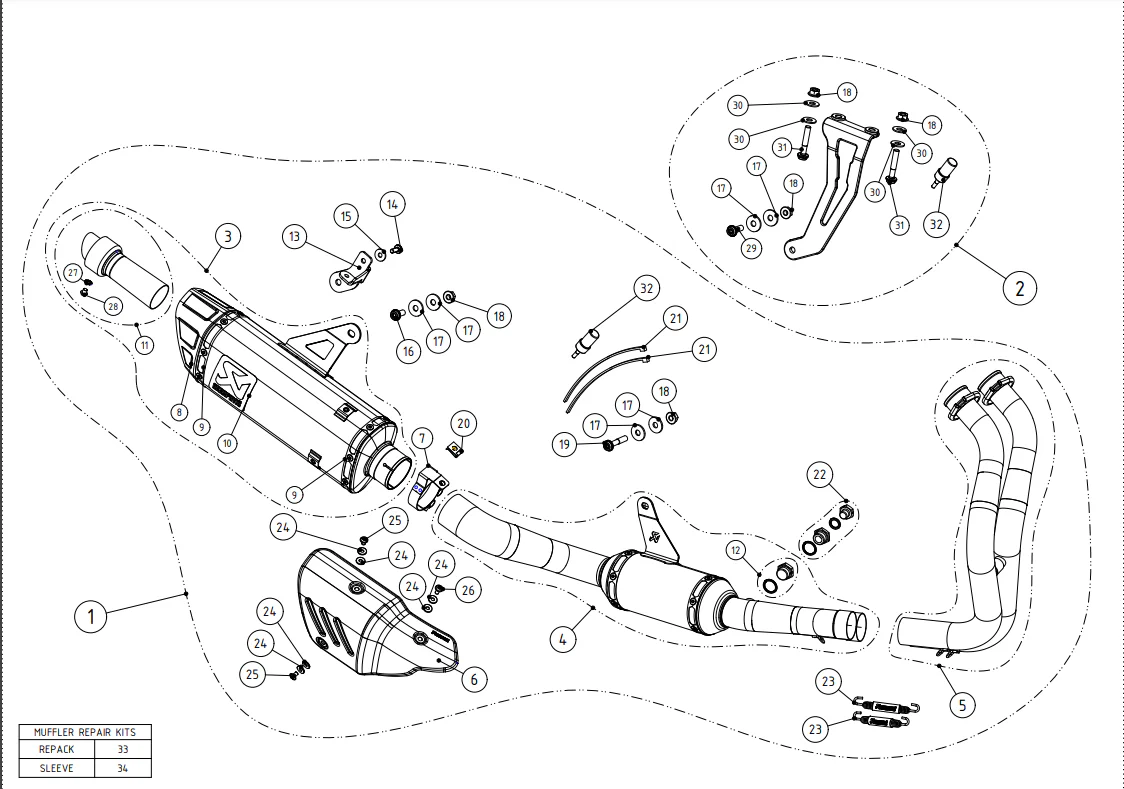 Akrapovic Racing Line (Edelstahl) Yamaha YZF-R7 (21-25) S-Y7R12-APT - Image 5