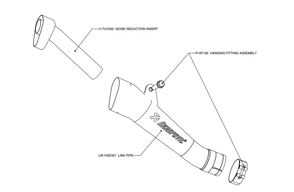 Akrapovic Slip-On Line (Titanium) Yamaha YZF-R6 (08-26) SM-Y6SO6T - Image 6