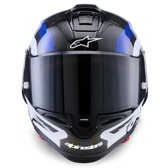 Alpinestars Supertech R10 Helm Arius Blau Glanz 8203926-1647 - Image 2