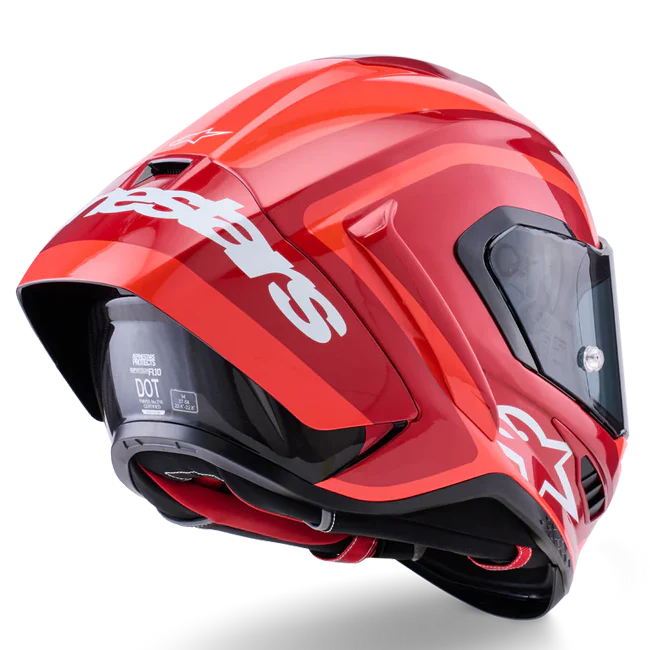 Alpinestars Supertech R10 Helm Arius Doppelrot glänzend 8203926-1683 - Image 3