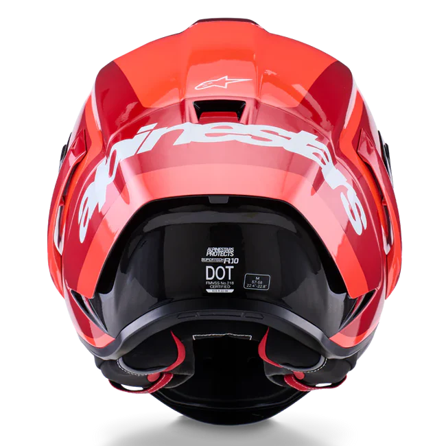 Alpinestars Supertech R10 Helm Arius Doppelrot glänzend 8203926-1683 - Image 5