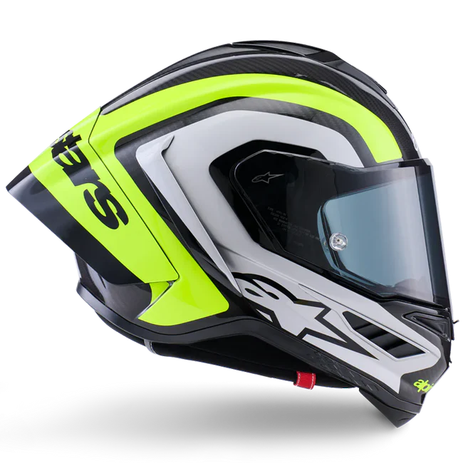 Alpinestars Supertech R10 Helm Arius Gelb Fluo Glanz 8203926-1699 - Image 4