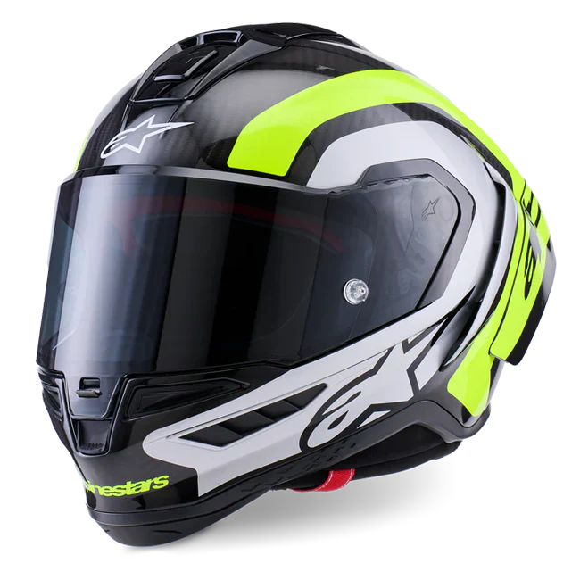 Alpinestars Supertech R10 Helm Arius Gelb Fluo Glanz 8203926-1699 - Image 5
