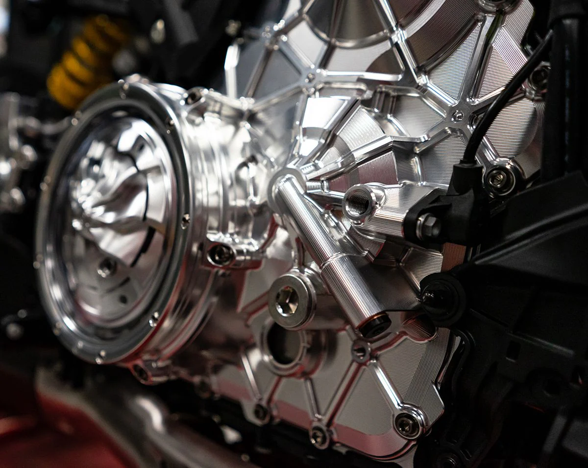 Aluminium-Motorgehäuse rechts mit Titanschrauben Motocorse Ducati Panigale V4/S/R (18-24) - Image 10