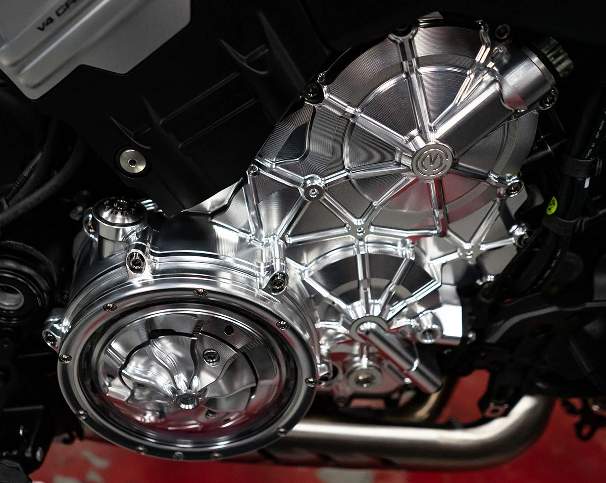 Aluminium-Motorgehäuse rechts mit Titanschrauben Motocorse Ducati Panigale V4/S/R (18-24) - Image 11