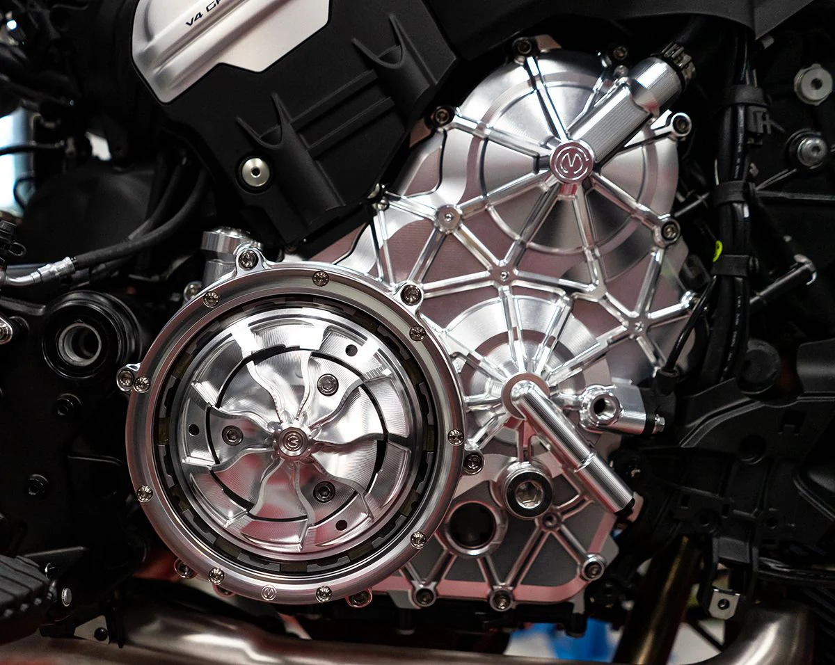 Aluminium-Motorgehäuse rechts mit Titanschrauben Motocorse Ducati Panigale V4/S/R (18-24) - Image 2