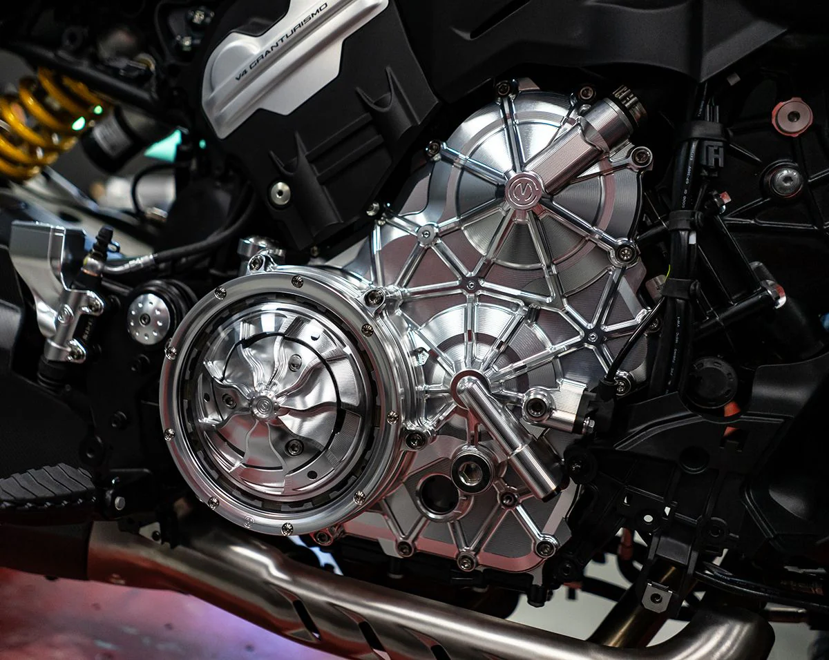 Aluminium-Motorgehäuse rechts mit Titanschrauben Motocorse Ducati Panigale V4/S/R (18-24) - Image 6