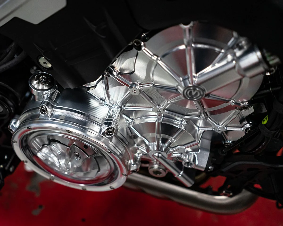Aluminium-Motorgehäuse rechts mit Titanschrauben Motocorse Ducati Panigale V4/S/R (18-24) - Image 8