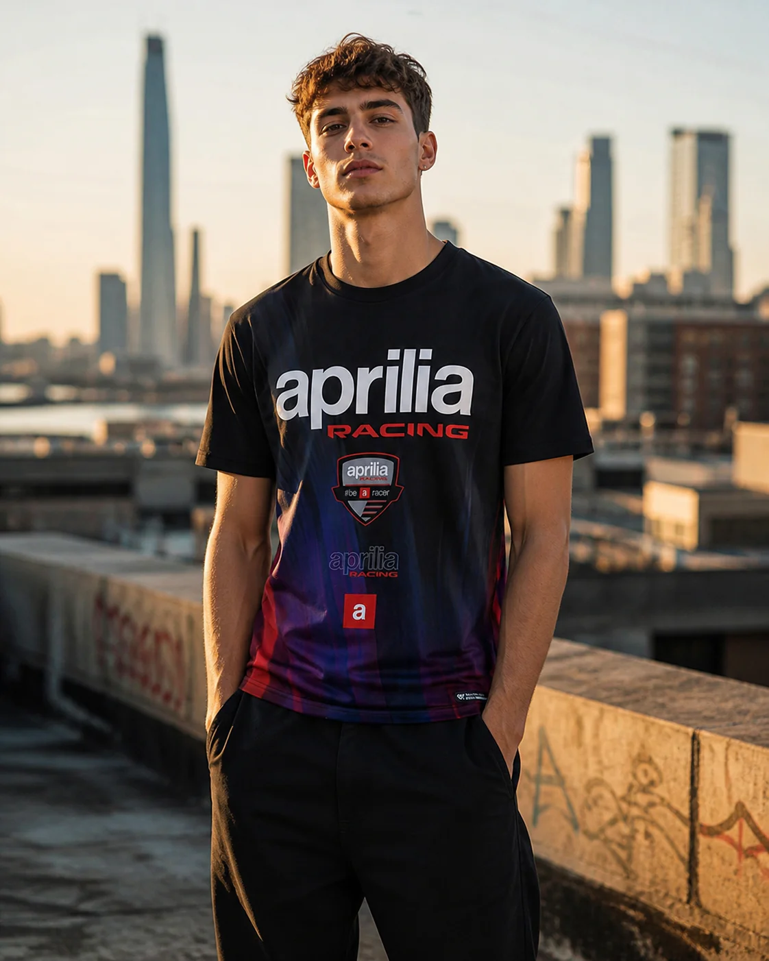 Aprilia BeARacer T-Shirt 2026 Herren IXON 104101180 - Image 6