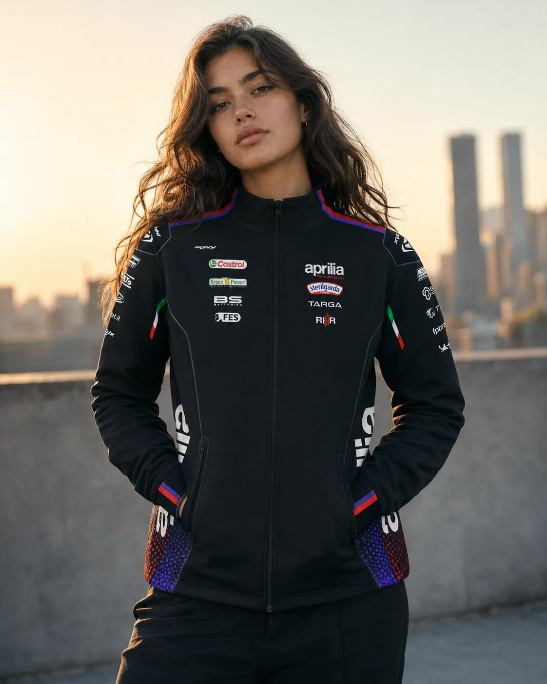 Aprilia Racing Team Zip Sweat-Jacke Replica 2026 Herren IXON - Image 5
