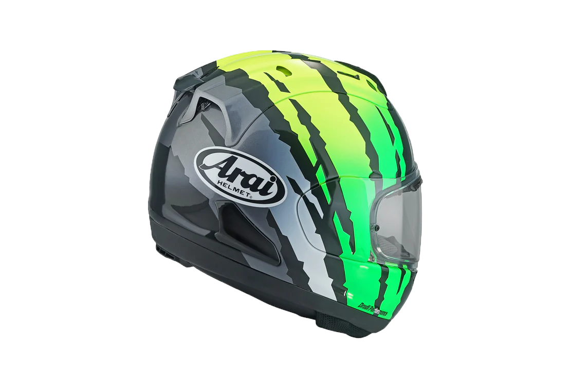 Arai RX-7V Evo Helm Blade Yellow 137-0314 - Image 2