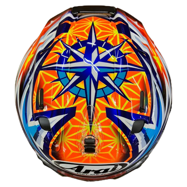 Arai RX-7V Evo Helm Yuki Okamoto 2025 Replica Compass 137-0353 - Image 2