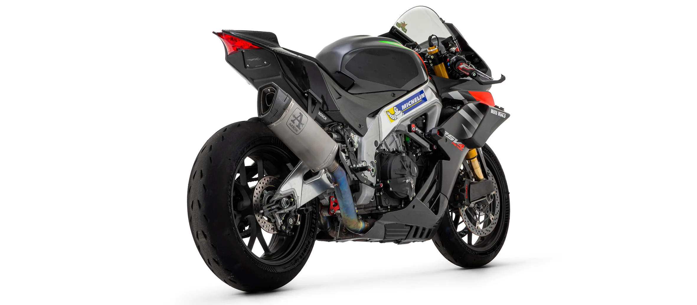 Arrow Slip-On Kit Pista Titanium Aprilia RSV4 1100 Factory (19-20) 71001PT - Image 4