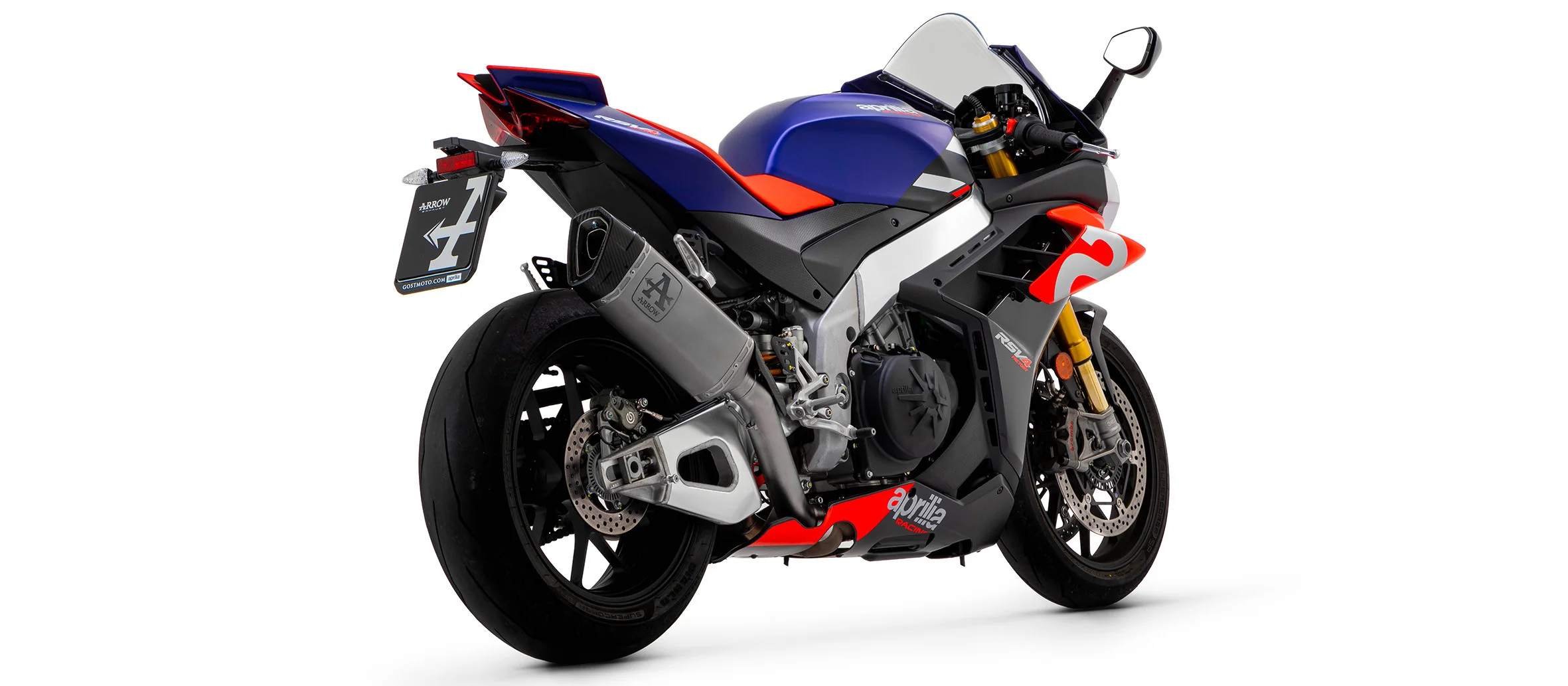 Arrow Slip-On Kit Pista Titanium Aprilia RSV4 1100 Factory (21-26) 71003PT - Image 3