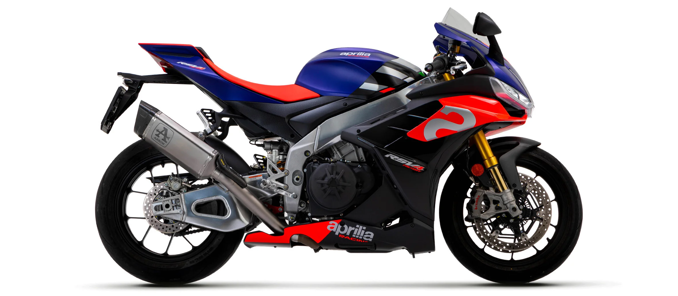 Arrow Slip-On Kit Pista Edelstahl Aprilia RSV4 1100 Factory (21-26) 71004PT - Image 2