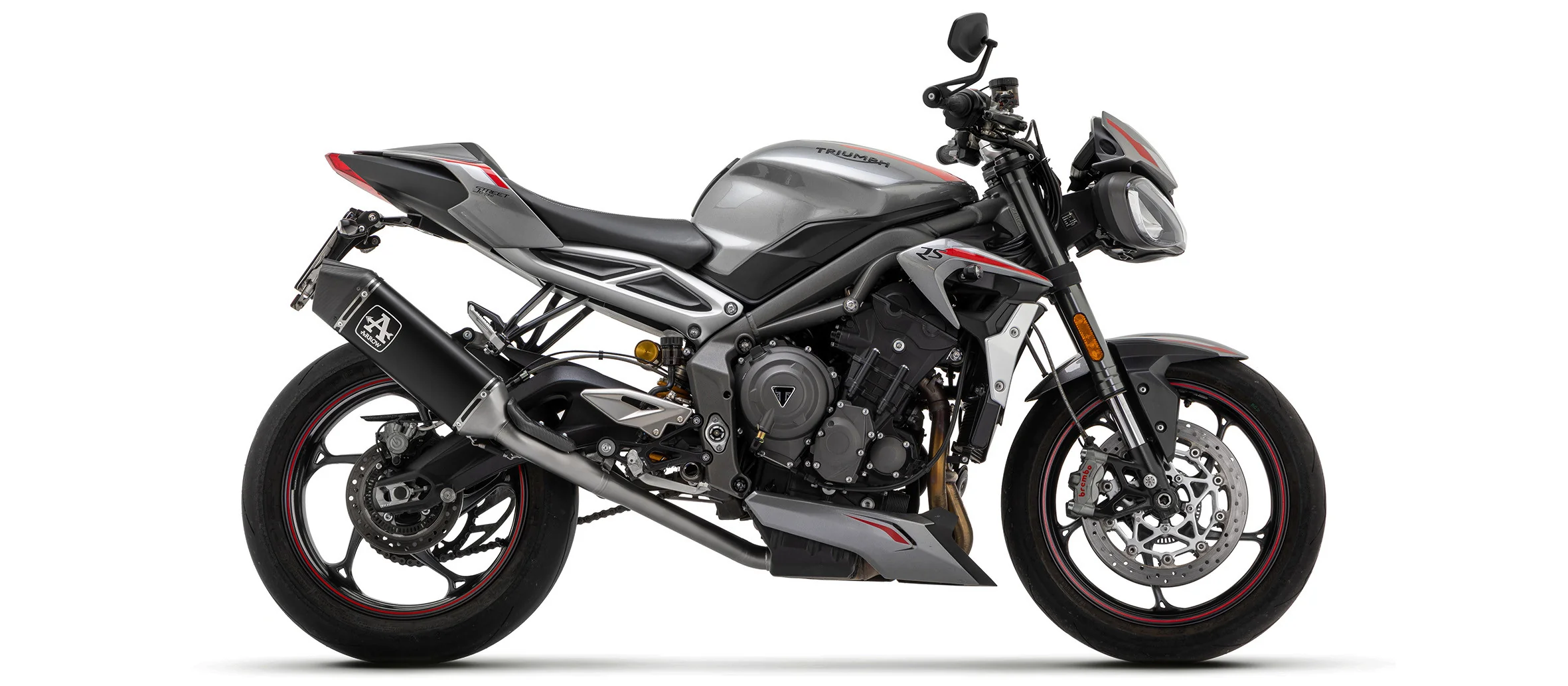 Arrow Slip-On Veloce Aluminium Triumph Street Triple 765 (20-22) 71502VAN - Image 2