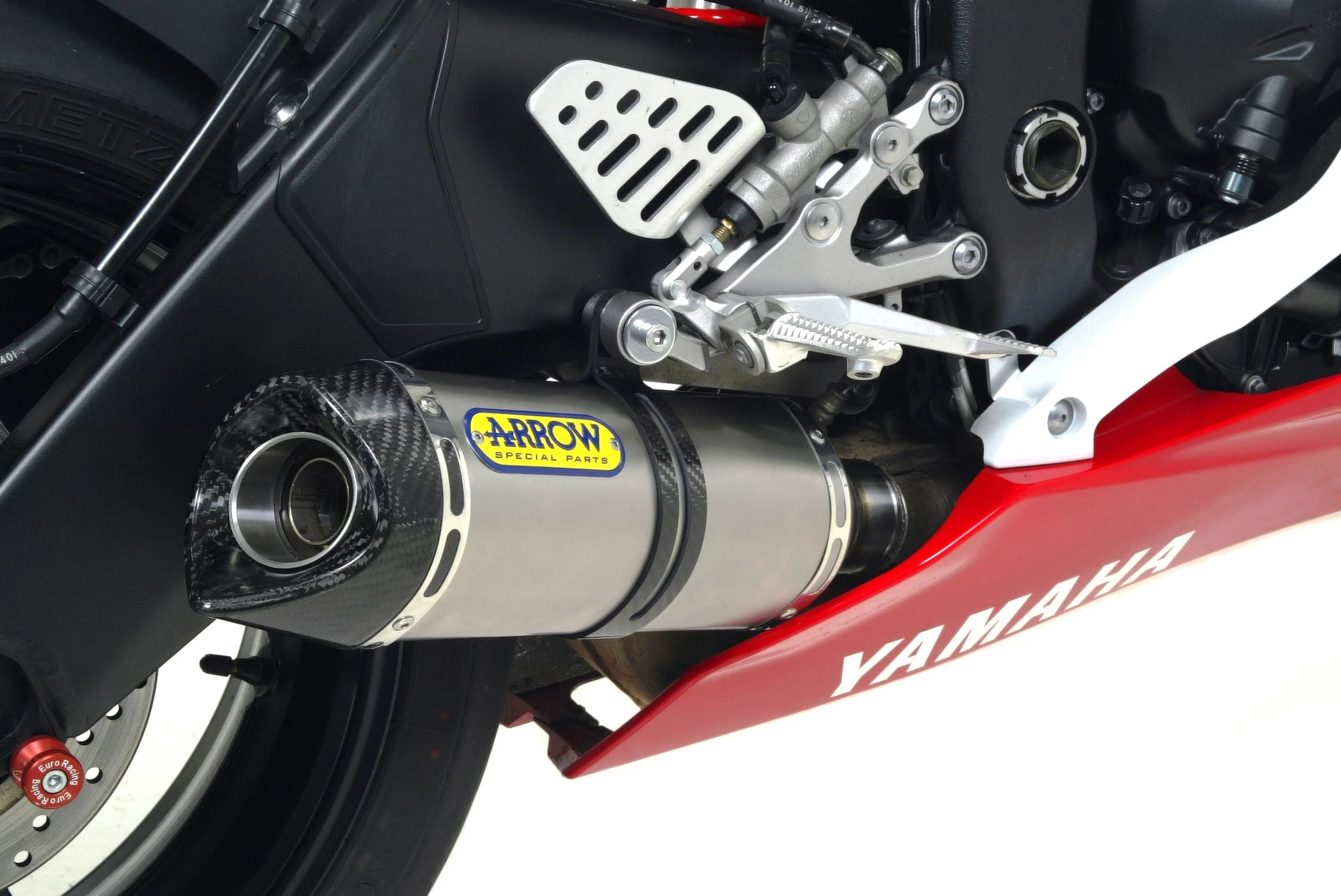 Arrow Slip-On Thunder Titanium Yamaha YZF-R6 RJ11 (06-07) 71699PK - Image 4