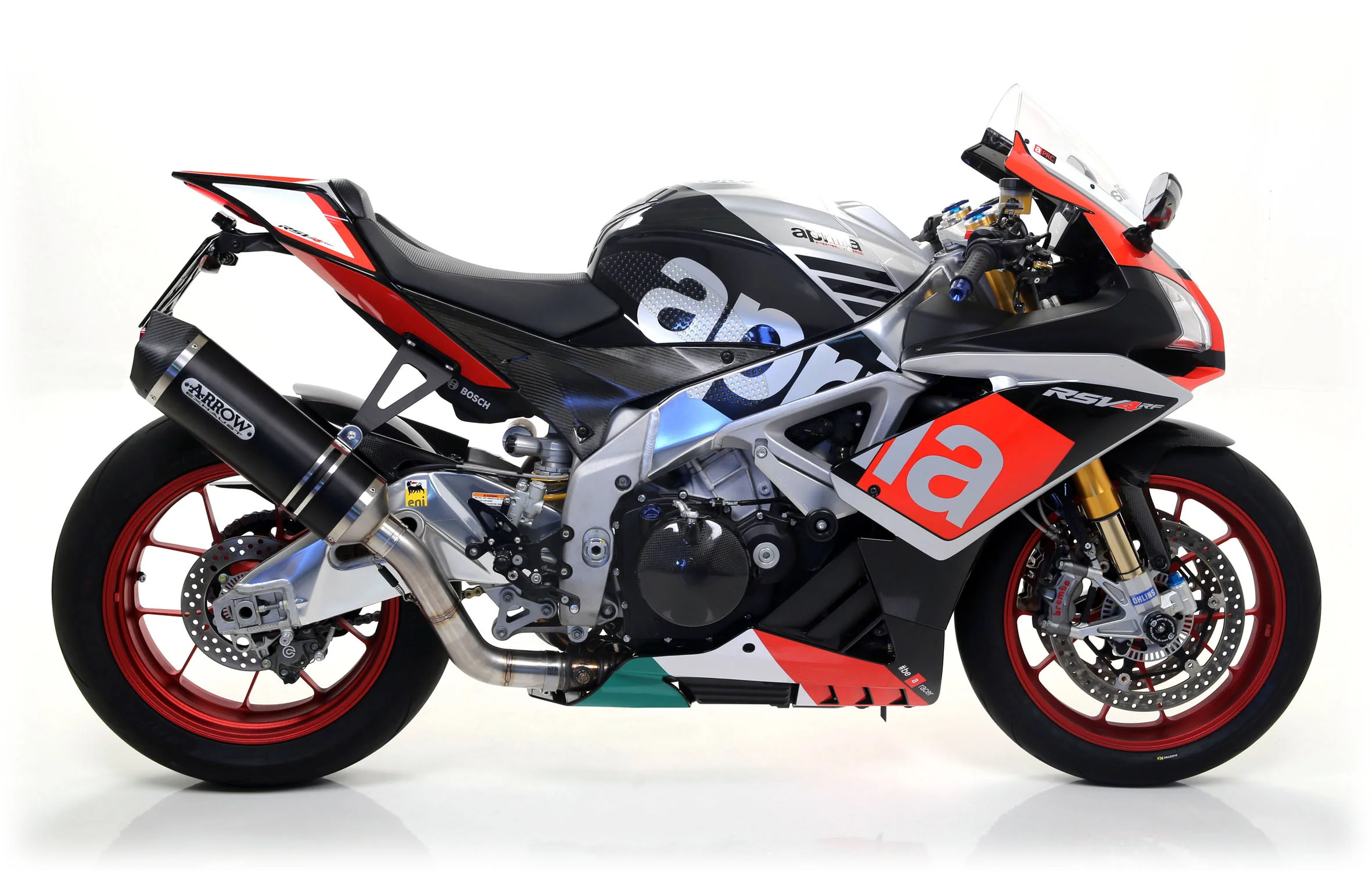 Arrow Slip-On Race-Tech Aluminium Dark Aprilia RSV4/RR/RF (17-18) 71744AKN - Image 2
