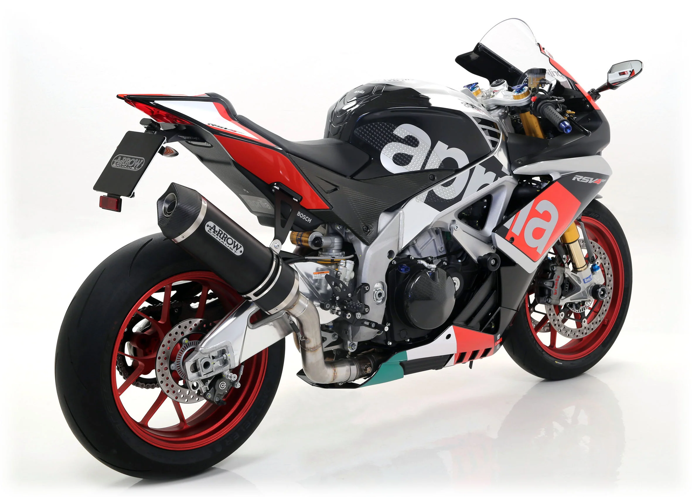 Arrow Slip-On Race-Tech Aluminium Dark Aprilia RSV4/RR/RF (17-18) 71744AKN - Image 5
