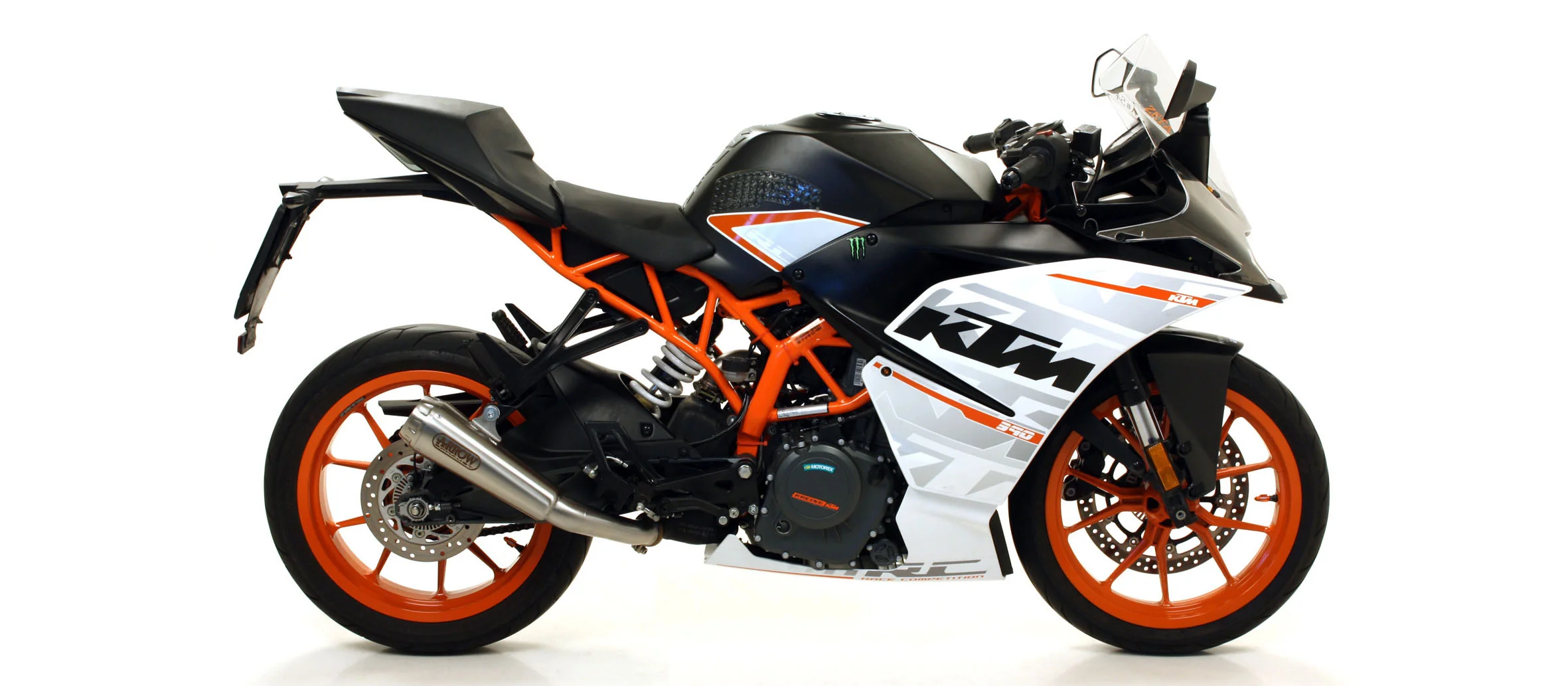 Arrow Slip-On Kit Pro-Race Edelstahl KTM RC 390 (17-20) 71860PRI - Image 2