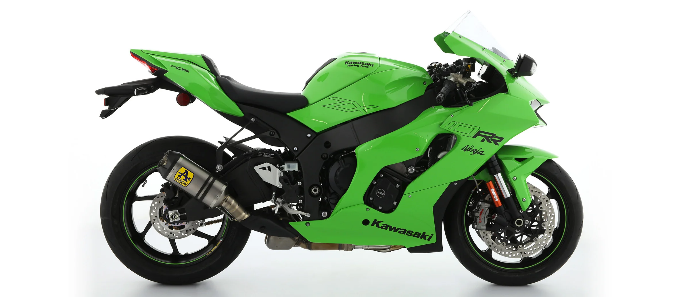 Arrow Slip-On Indy-Race Titanium Kawasaki ZX-10R/RR (21-26) 71928PK - Image 2