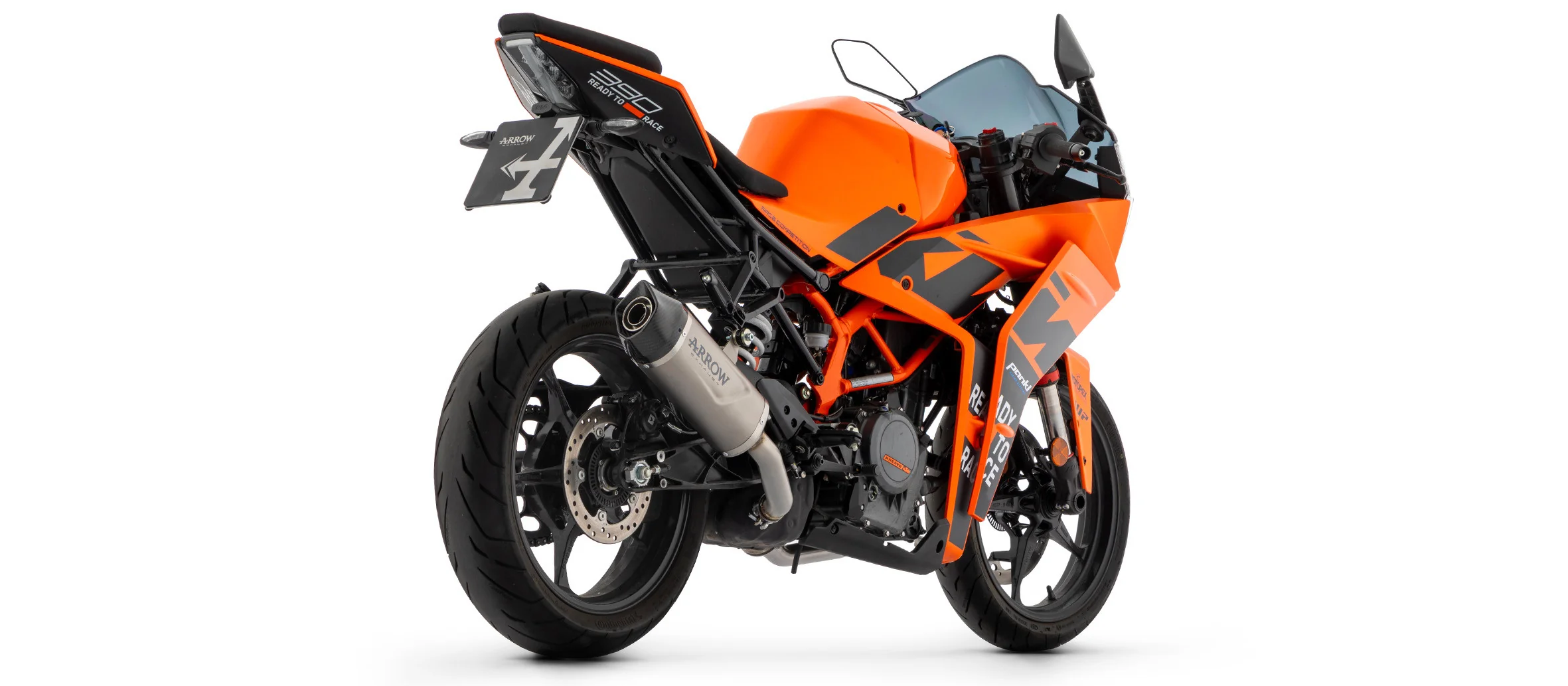 Arrow Slip-On Indy-Race Titanium KTM RC 390 (22-25) 71957PK - Image 3
