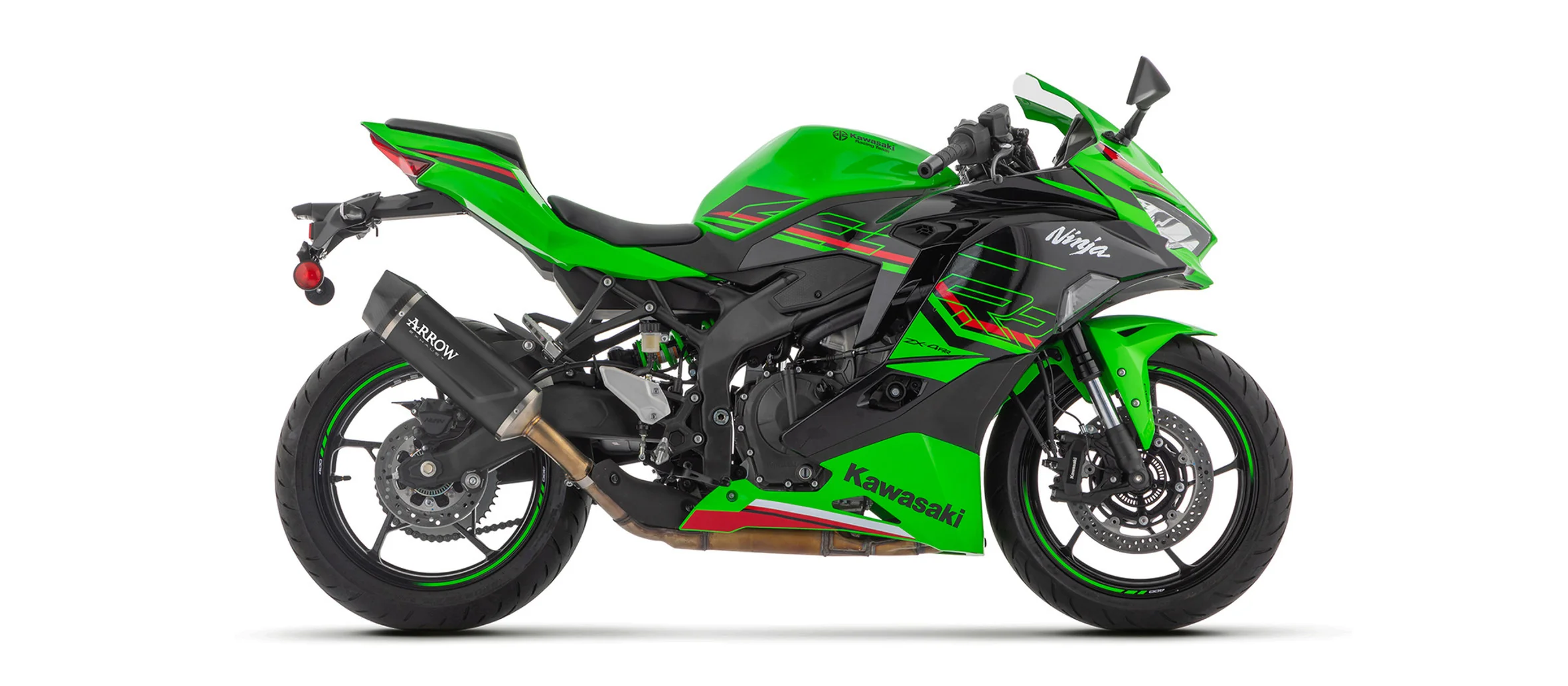 Arrow Slip-On Indy Race Aluminium Dark Kawasaki ZX-4RR (23-26) 71963AKN - Image 2
