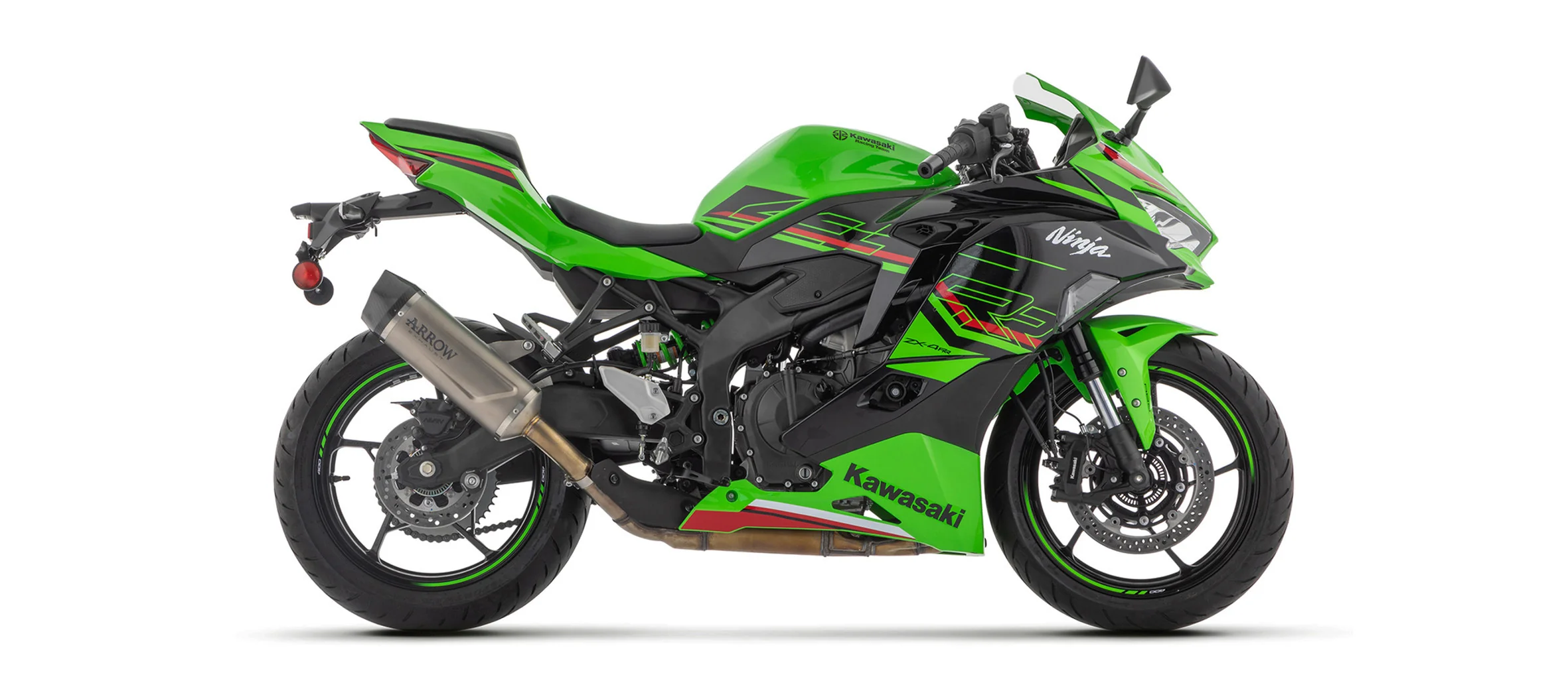 Arrow Slip-On Indy Race Titanium Kawasaki ZX-4RR (23-26) 71963PK - Image 2