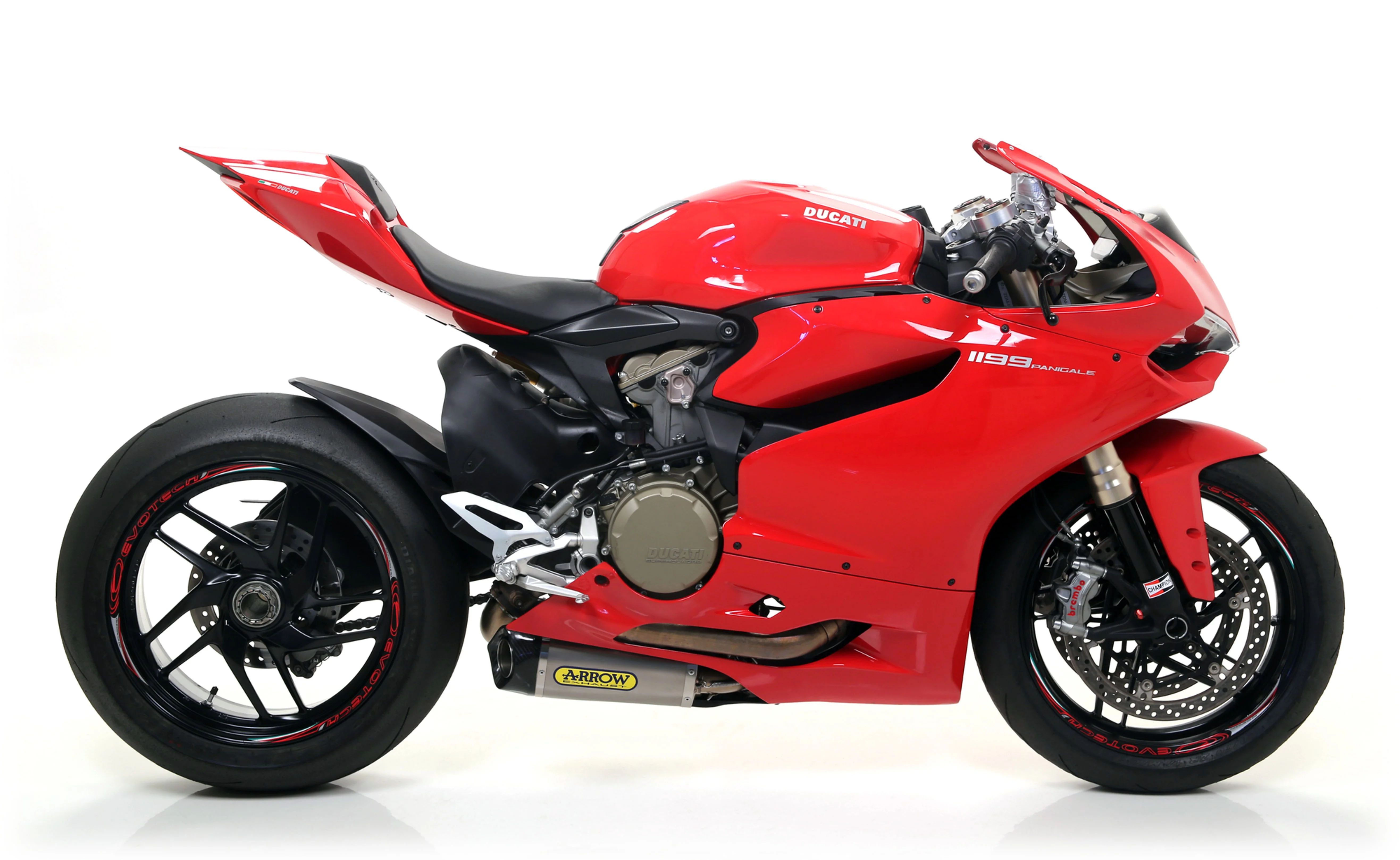 Arrow Slip-On Titanium Ducati Panigale 1199/R/S (12-17) 71836PK - Image 2