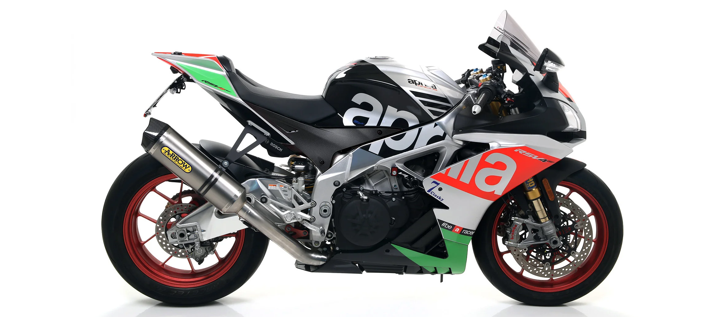 Arrow Slip-On Race-Tech Titanium Aprilia RSV4/RR/RF (17-18) 71744PK - Image 2