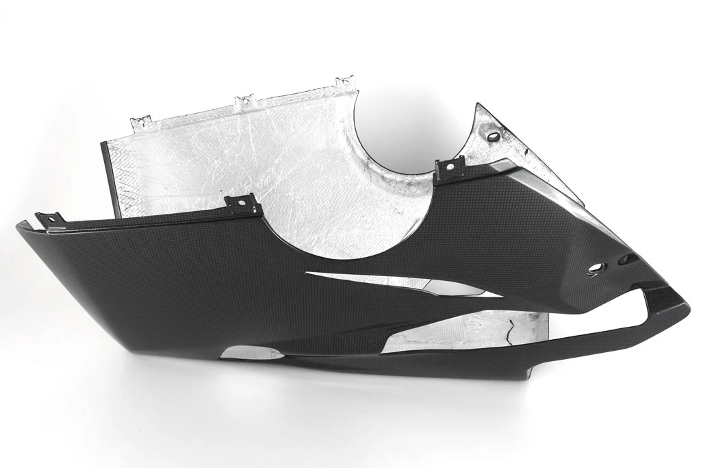 Bugspoiler "Aftermarket-Exhaust" Carbon Fullsix Ducati Panigale V4/S/R (18-21) - Image 2