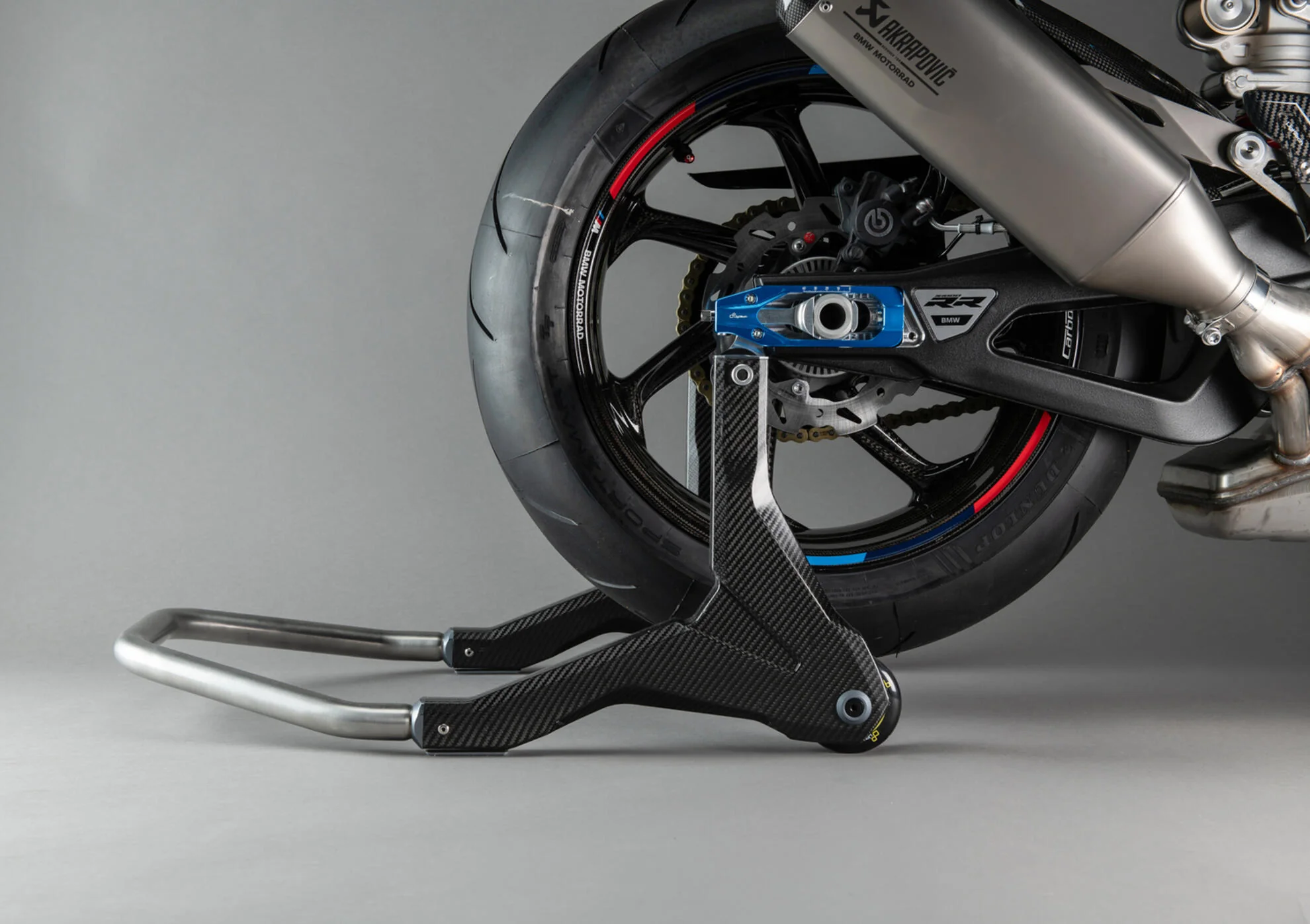 Carbon Hinterradständer LighTech mit Rollenaufnahme RSC004R - Image 4