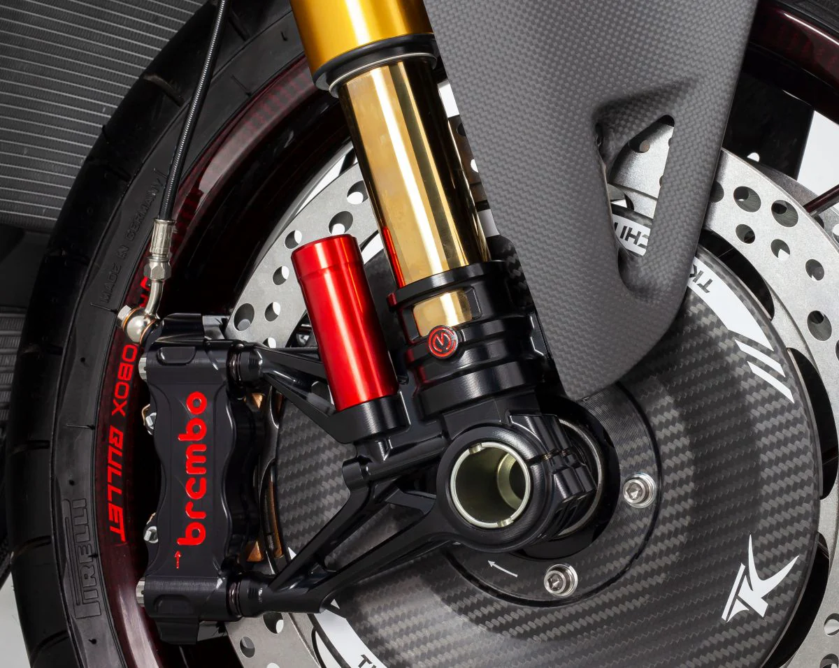CNC Gabelfuß-Set 100 mm „GP Style“ Motocorse Ducati Panigale V4/S/R (18–24) - Image 3