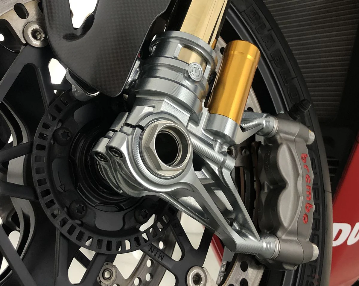CNC Gabelfuß-Set 100 mm „GP Style“ Motocorse Ducati Panigale V4/S/R (18–24) - Image 6