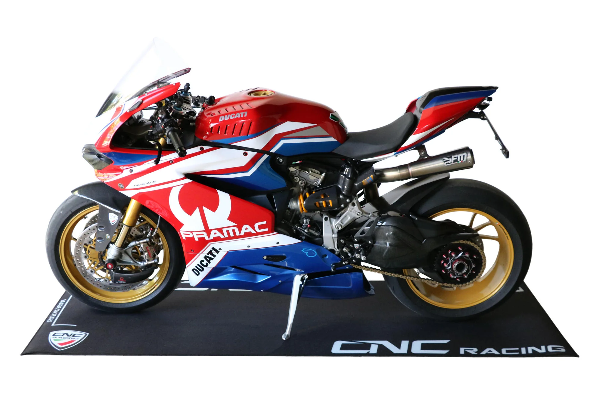 Motorrad Boxen- & Garagen-Teppich 220 x 80 cm CNC Racing GA003B - Image 2