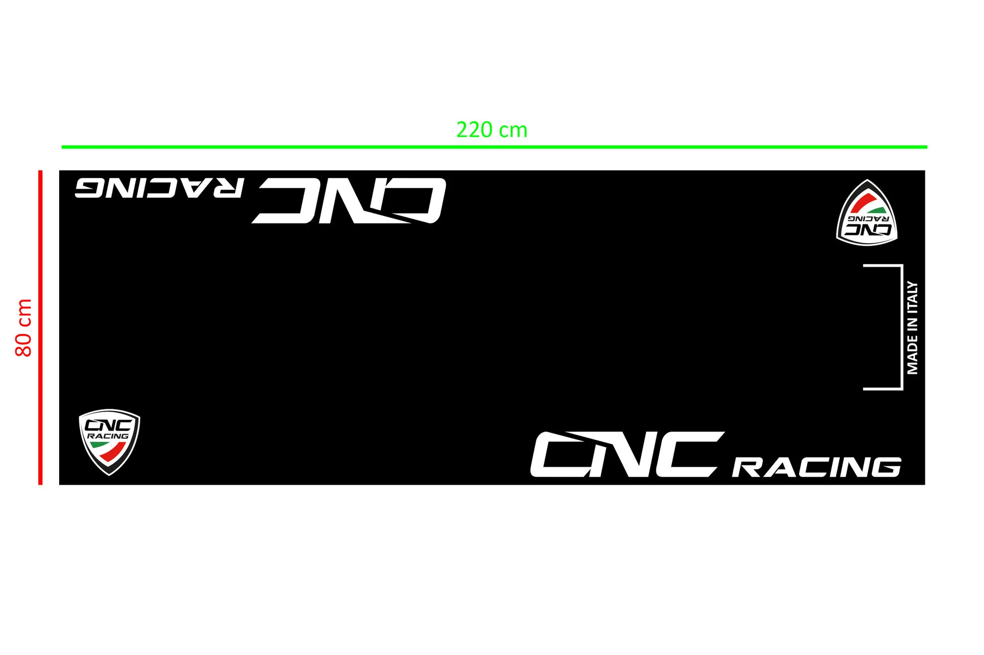 Motorrad Boxen- & Garagen-Teppich 220 x 80 cm CNC Racing GA003B - Image 4